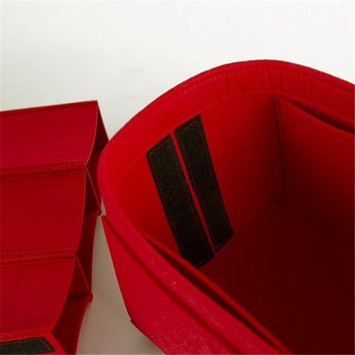 Cartera Organizadora Bolsa Mujer Organizador Inserto Forro Bolsa de Viaje Bolso de Mano Fieltro - Imagen 3 de 21