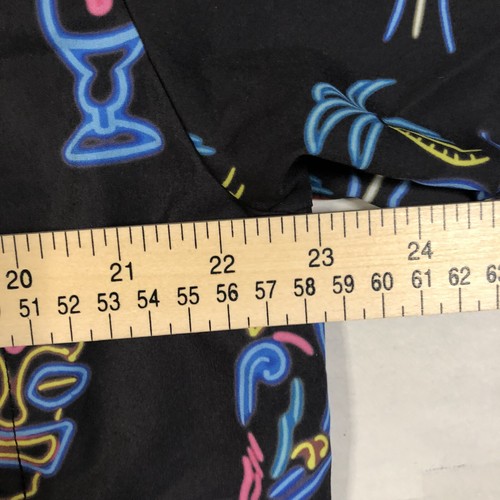 Funny Guy Creation Hawaiian Short Sleeve Button Up Men’s Large Aloha Black - Picture 5 of 5