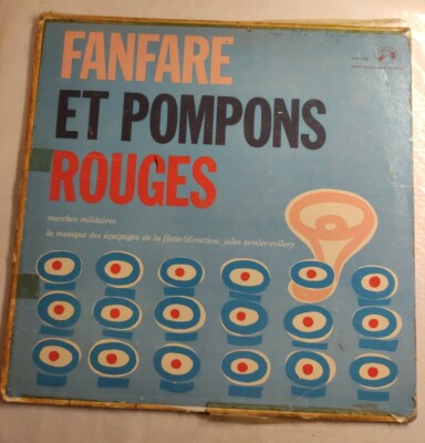 N543 Vinyl 33 Türme Fanfare und Pompons Rot Militärmarkt Musik...