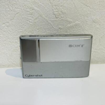 SONY Cyber-Shot DSC-T10 7.2 MEGA PIXEL Foto Silber getestet funktioniert