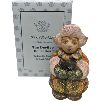 Debrekht Welcome Back Birdy 52112 Ltd Ed Carved Hand Painted Child's Play Series