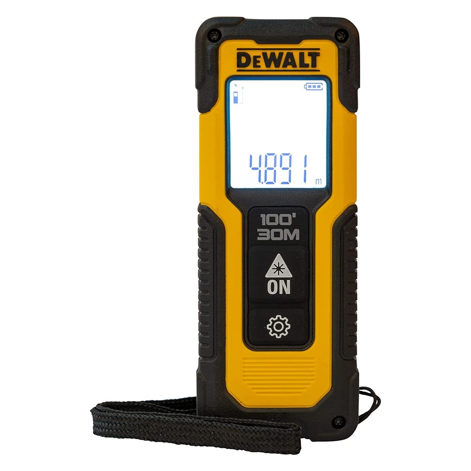 DEWALT DWHT77100 30M Cordless Laser Distance Measurer with 2xAAA Battery, - Image 2 of 4