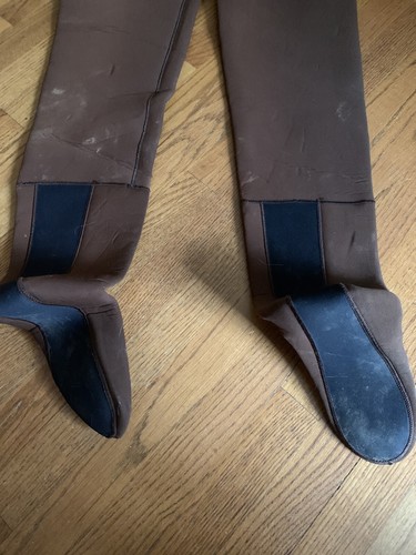 Cabela's Classic Series II Brown Neoprene Felt Sole Boot Foot Waders MR ❤️tw11j3 - Picture 9 of 10