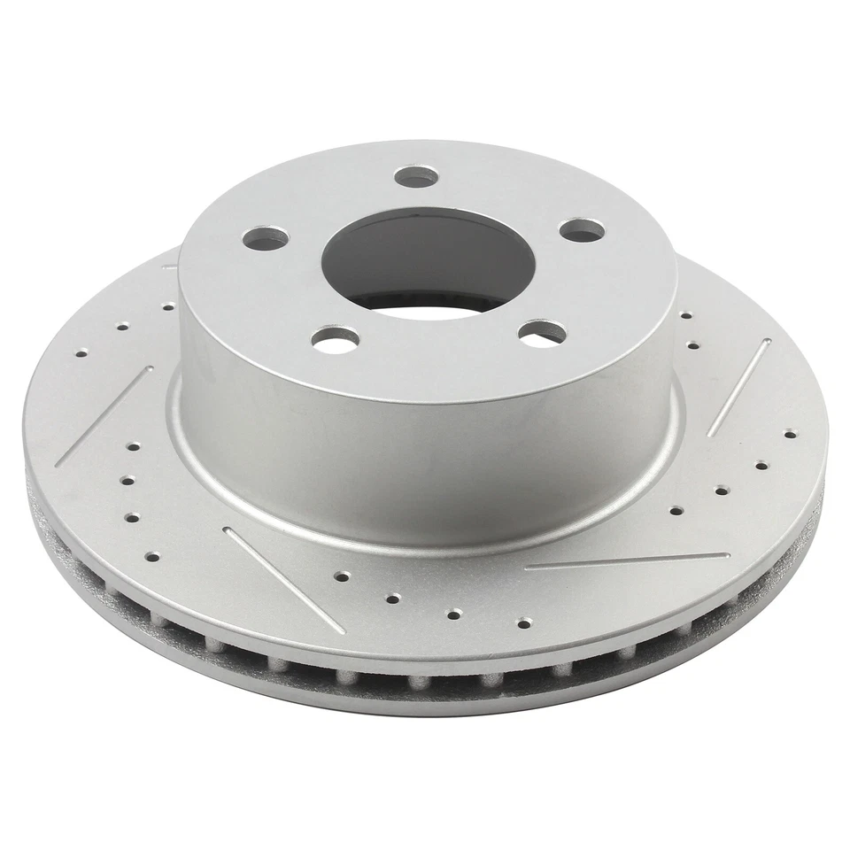 Front Brake Rotors For Jeep Grand Cherokee Wagoneer Wrangler Comanche TJ XJ - Image 3 of 4