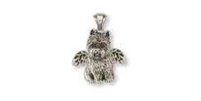 Westie Angel Pendant Jewelry Sterling Silver Handmade West Highland White Terrie