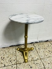 1 Tisch Beistelltisch Couchtisch Marmortisch Barockstil Messing Gold Gestell