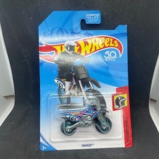 2018 Hot Wheels FJX52 HW Daredevils 3/5 HW450F Blue Variation w/Blue Lace Spoke