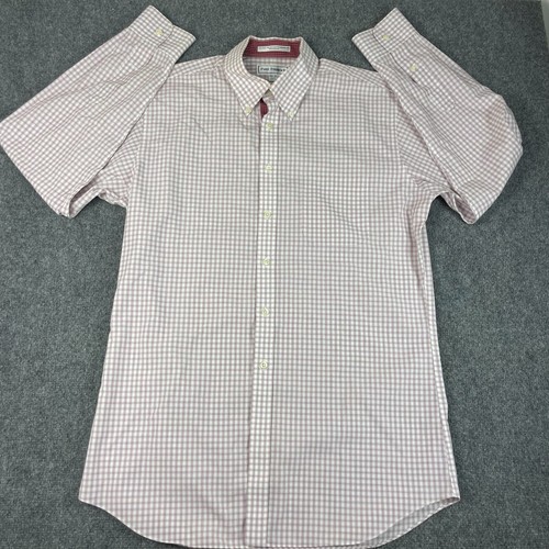 Paul Fredrick Dress Shirt 16 1/2-35 Red Long Sleeve Button Down Trim Fit Men's - Picture 2 of 8
