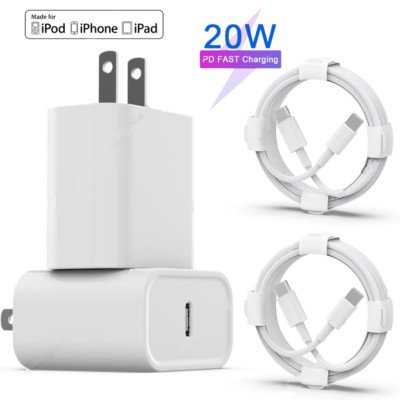 Upgraded 20W Fast Charger USB C Cable For iPhone 14 13 12 11 Pro Max 8 X XR iPad