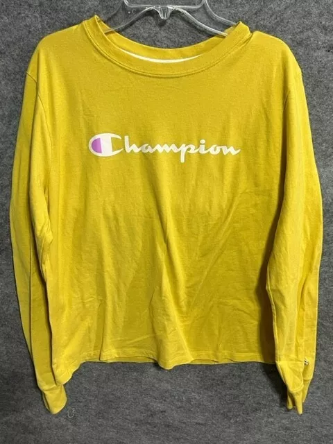 Yellow champion cheap shirt womens