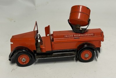 VINTAGE TEKNO Falcks Redningskorps Tin Spot Light Truck