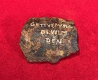 SCARCE GETTYSBURG CIVIL WAR ARTILLERY SHRAPNEL - FOUND AT DEVIL'S DEN