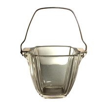 Eiswürfeleimer EISEIMER Eiswürfelbehälter EISWÜRFEL 60er BLOCKGLAS 12,5cm