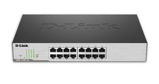 D-Link 16-Port Gigabit Ethernet Network Desktop Switch L2 Black DGS-1100-16