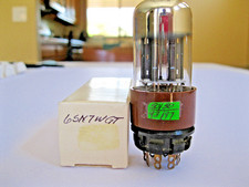 SYLVANIA 6SN7WGT BAD BOY 3 HOLE T PLATE CHROME TOP VACUUM TUBE TV-7 TESTED NEW.
