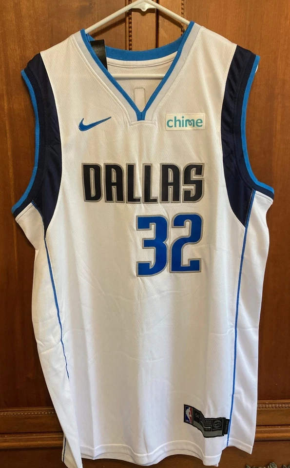 Jersey Cooper Flagg #32 Dallas Mavericks cosido blanco y azul adulto MEDIANO Foto 2 de 4