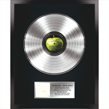 The Beatles - White Album / LP Platinum 12" /Memorabilia/ Souvenir in black fram