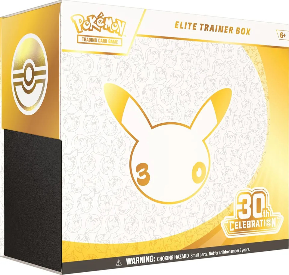 Pokémon Celebration Elite Trainer Box in Hand rip