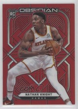 2020-21 Panini Obsidian Electric Etch Red Flood Nathan Knight #180 2e2