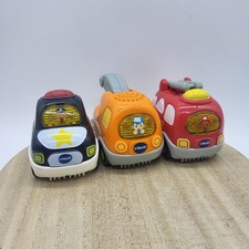 Vtech Go Go Smart Wheels Paul Police Cop Car, Tow Truck, Fire TESTED WORKS