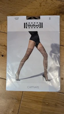 Wolford Captivate Tights Size Small S Luxury Designer Hosiery - Image 1 of 4