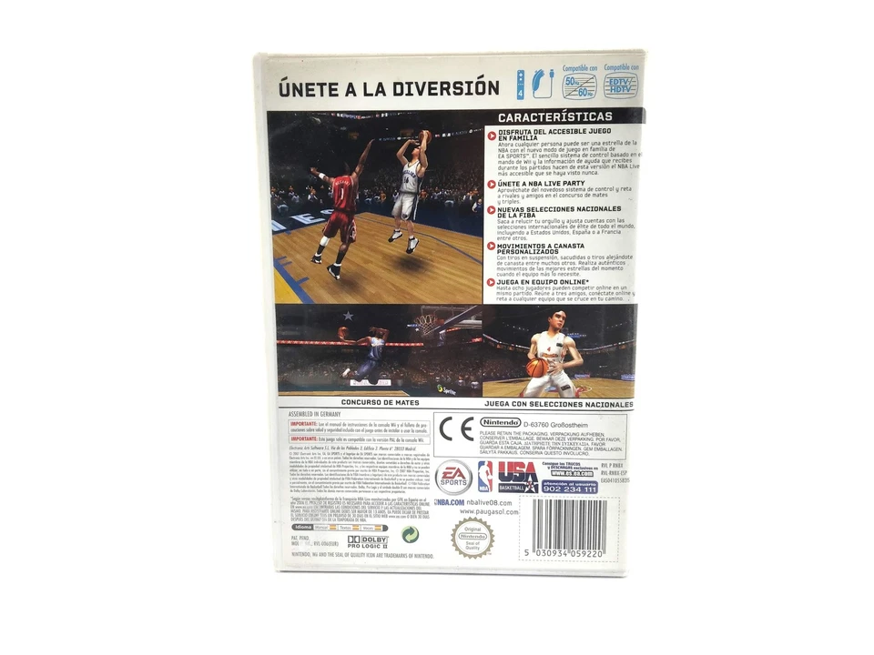 JUEGO WII NBA LIVE 08 WII 19576298, foto 2 de 4