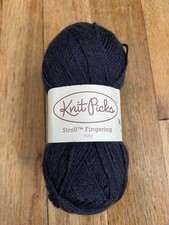 Knit Picks Yarn Strolling Fingering Superwash Merino / Nylon Navy Blue