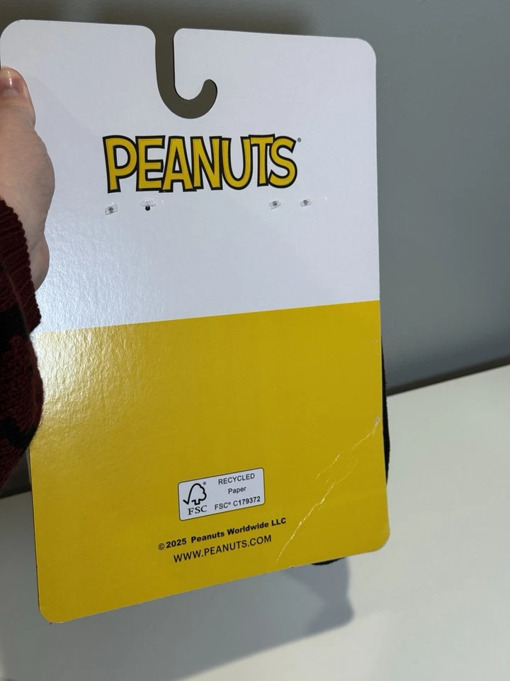 Зимняя пижама для собак домашних животных SNOOPY Peanuts Charlie Brown средний размер - Изображение 4 из 4