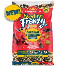 Pennington Feeding Frenzy Cardinal and Songbird, Wild Bird Food Blend, 2.5 lb.