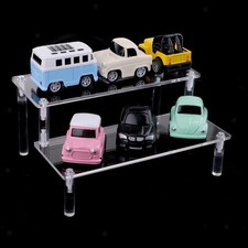 Acrylic Cosmetics Storage Rack Detachable Model Figures Display Stand 2-Tier