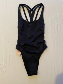 Agent Provocateur Keia  Swimsuit Black Size Small AP 2 8-10 BNWT