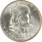 1951-D Franklin Silver Half Dollar Choice BU Uncertified #646