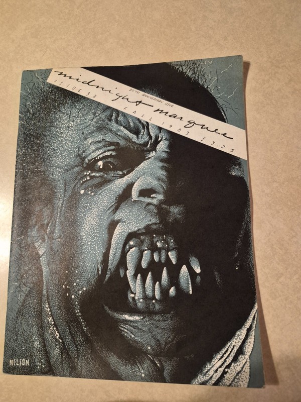 Midnight Marquee magazine Issue #32 Fall 1983. The 20th anniversary edition.