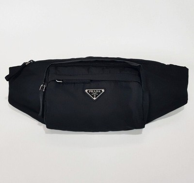 Prada Pocono Triangle Logo Biker Gürteltasche 2VL005 156107833