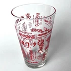 Vintage Coca-Cola Coke Logo Pint Glass Advertising International Language