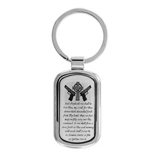 Gifts Infinity® Boondocks Saints Prayer Coated Key Chain – Unique Gift Idea