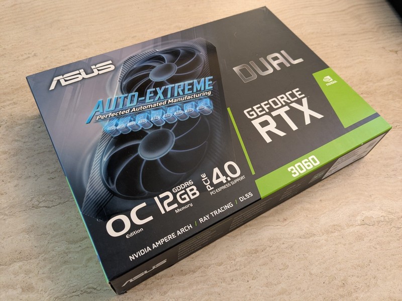 ASUS Dual GeForce RTX 3060 OC V2 12GB GDDR6 Graphics Card