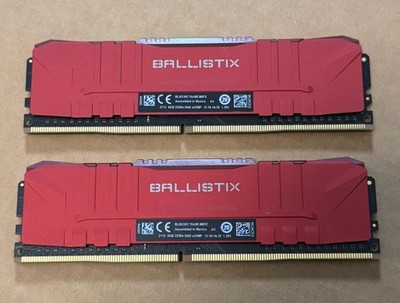 Crucial Ballistix 16GB (2x8GB) RAM DDR4 - RED