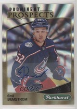 2019 Upper Deck Parkhurst Prominent Prospects Gold Emil Bemstrom #PP-7 Auto 0g2i