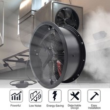 Industrial Ventilation Extractor Metal Axial Exhaust Commercial Air Blower Fan