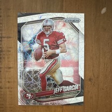 2025 Panini Prizm Football Jeff Garcia #267 Lazer Prizm San Francisco 49ers NFL