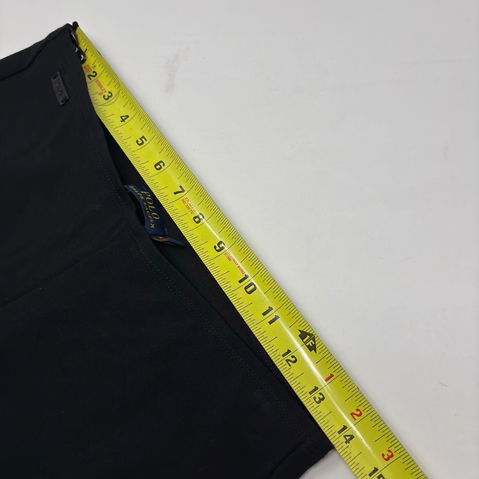 Polo Ralph Lauren Women's M Black Riding Jodhpur Style Leggings Grip Patch