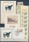 XE69547 France 1986 horse carriage FDC's & stamps fine lot mixed