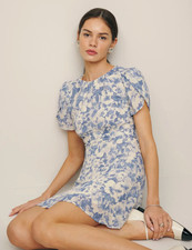 Reformation Lula Dress - Larkspur Blue