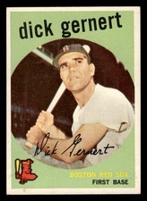 1959 Topps #13 Dick Gernert - VGEX-EX *TedsCardShack*