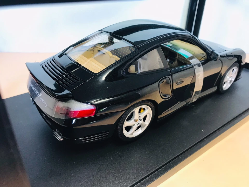 Porsche 911 996 Phase 2 Turbo S vert olive AUTOart 1/18 boite Dealer Edition WAP - Photo 4/4