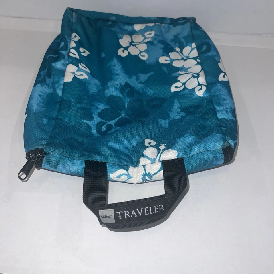 L.L. Bolsa de viaje organizadora personal Bean bolsa de aseo colgante azul/verde de nailon Foto 2 de 4