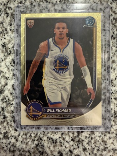 2025/26 Bowman Chrome Superfractor 1/1 Will Richard RC