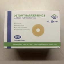 Ostomy Barrier Rings, 3mm 20Pcs Filigan