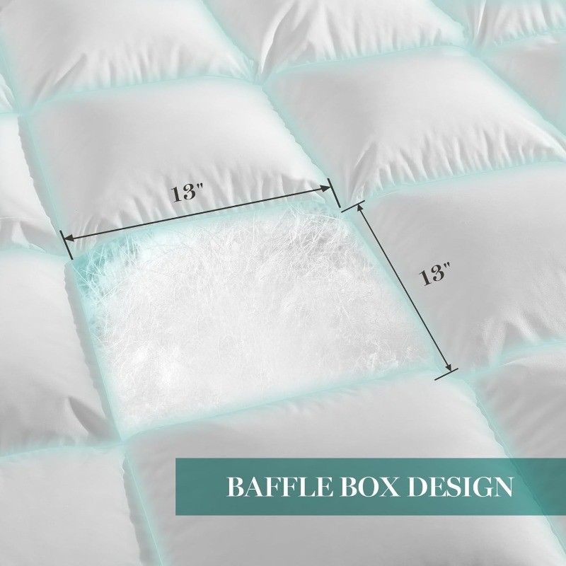 Goose Feather Down Fiber Cotton Comforter Queen Size, Feather Duvet Insert Queen